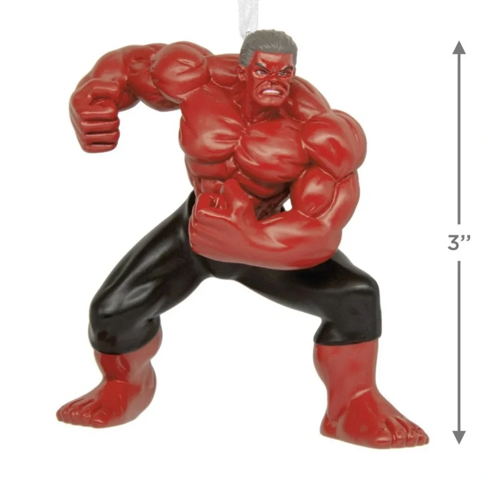 Hallmark Marvel Captain America Brave New World “Red Hulk” Christmas Ornament